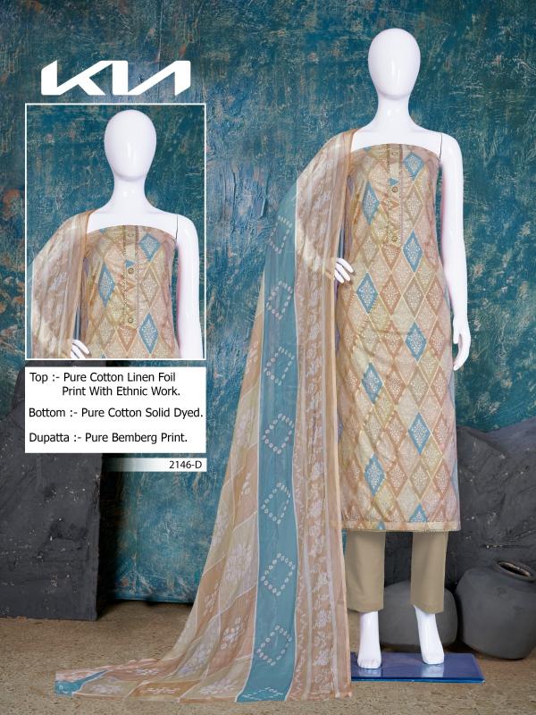 Bipson Kia 2146 Printed Designer Dress Material Collection